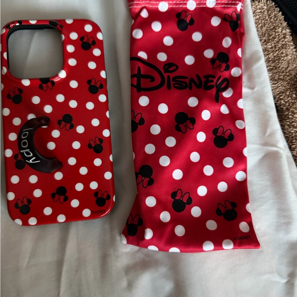 Loopy Case Red and White Polka Dot Phone Case